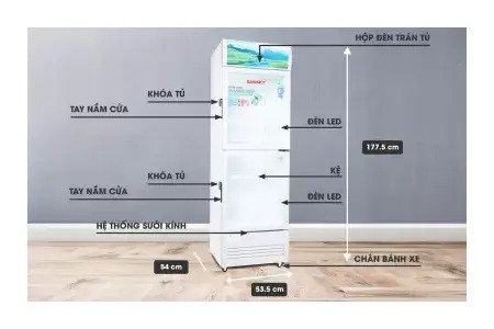 Tủ Mát Sanaky 250 Lít VH-258WL