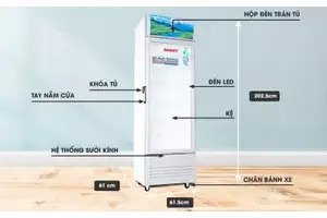 Tủ mát Sanaky VH-408KL 400 lít