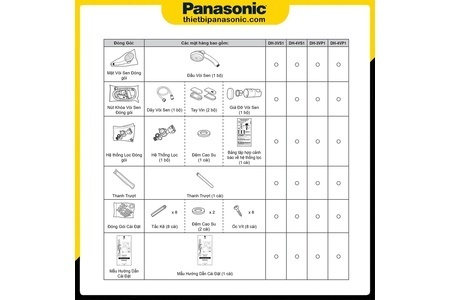 Máy nước nóng trực tiếp Panasonic DH-4VS1VW 4500W không bơm