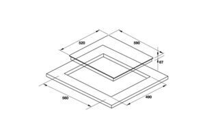 Bếp từ 3 vùng nấu Hafele HC-I603B