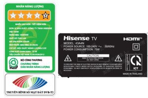 Android Tivi LED Hisense 43 inch 43A4N