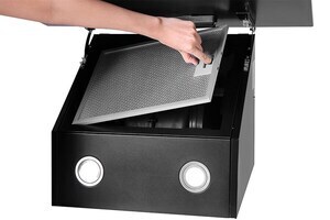 Máy hút mùi kính vát Kangaroo KG1361