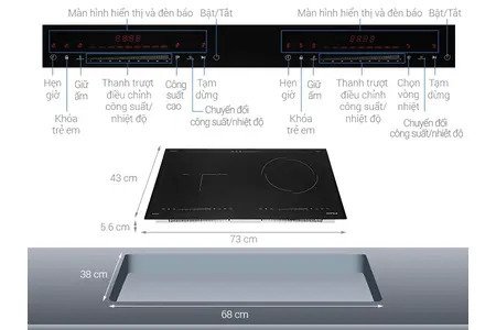 Bếp Từ Hồng Ngoại Hafele HC-H7321B