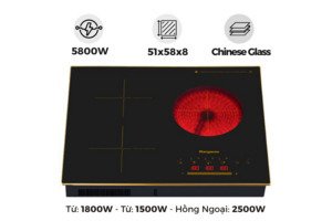 Bếp ba điện từ hồng ngoại Kangaroo KG446i