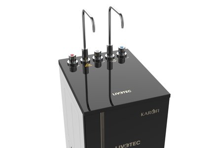 Máy lọc nước nóng lạnh Karofi 10 cấp lọc Livotec 616