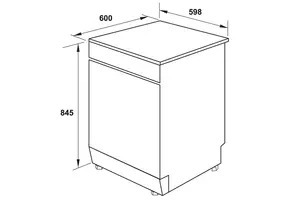 Máy Rửa Chén Độc Lập Hafele HDW-F60G (535.29.590)