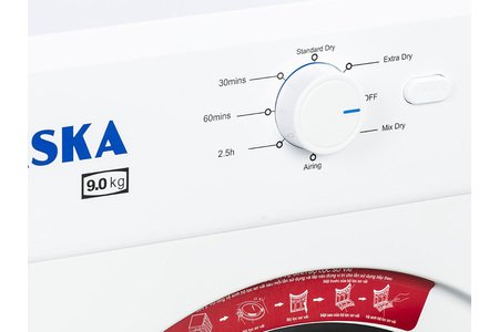 Máy sấy quần áo thông hơi Alaska 9kg S90