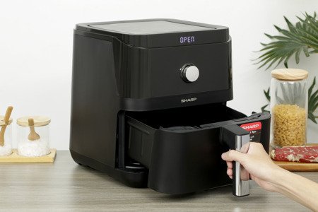 Nồi chiên không dầu Sharp KF-AF60EV-BK 6 lít