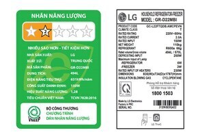 Tủ lạnh LG Inverter 494 lít Multi Door GR-D22MBI