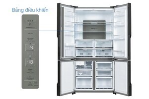 Tủ Lạnh Electrolux Inverter 562 lít Multi Door EQE5660A-B