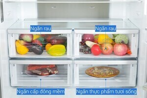 Tủ Lạnh Electrolux Inverter 562 lít Multi Door EQE5660A-B