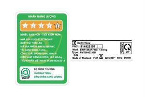 Máy giặt Electrolux UltimateCare 700 Inverter 13 kg EWF1343R7WC