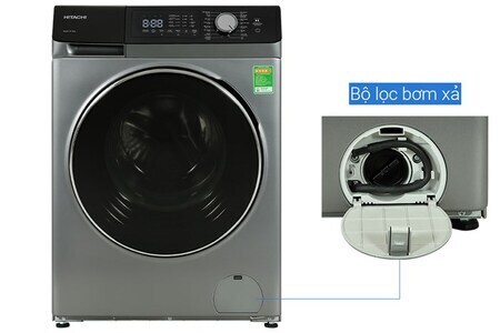 Máy giặt Hitachi Inverter 10.5 kg BD-1054HVOS