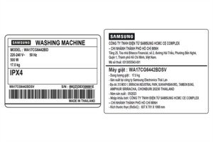 Máy giặt Samsung Ecobubble Inverter 17 kg WA17CG6442BDSV