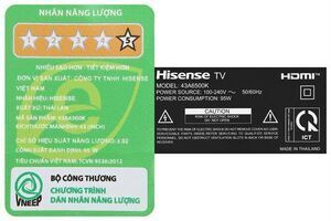 Google Tivi LED Hisense 4K 43 inch 43A6500K
