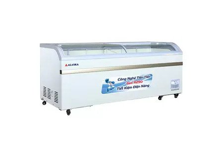 Tủ đông Alaska KC-550 mặt kính cong