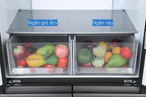 Tủ lạnh Aqua Inverter 660 lít Multi Door AQR-M727XA(GS)U1