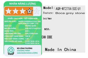 Tủ lạnh Aqua Inverter 660 lít Multi Door AQR-M727XA(GS)U1