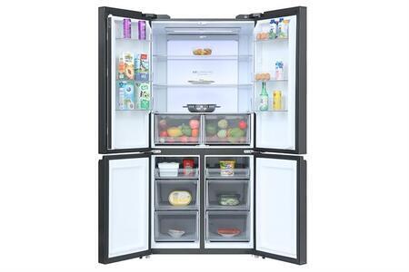 Tủ lạnh Aqua Inverter 660 lít Multi Door AQR-M727XA(GS)U1