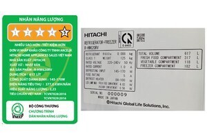 Tủ lạnh Hitachi Inverter 617 lít Multi Door R-HW620RV XK