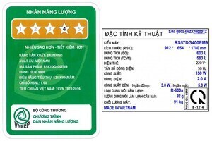 Tủ lạnh Samsung Inverter 583 lít Side By Side RS57DG400EM9SV