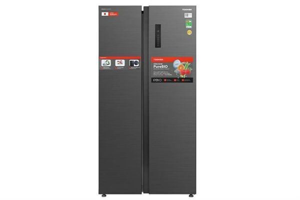 Tủ lạnh Toshiba Inverter 555 lít Side By Side GR-RS696WI-PMV(60)-AG