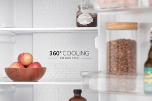 Tủ lạnh Aqua Inverter 292 lít AQR-B350MA(GM)