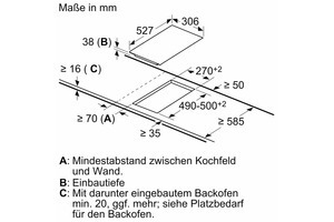 Bếp điện Domino Bosch PKF375FP2E Serie 6