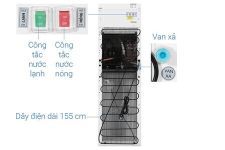 Cây nước nóng lạnh Hòa Phát HHC383 670W