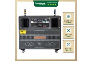 Loa Kéo Điện Nanomax Pro-929 Bass Đôi 40cm 3600w