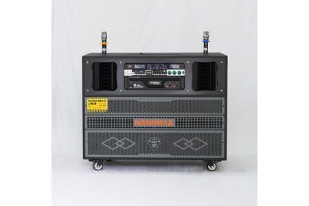 Loa Kéo Điện Nanomax Pro-929 Bass Đôi 40cm 3600w
