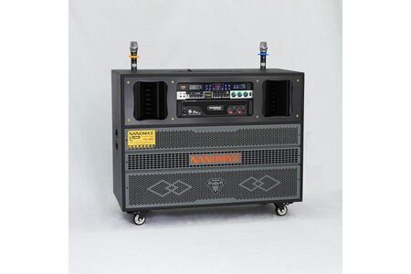 Loa Kéo Điện Nanomax Pro-929 Bass Đôi 40cm 3600w