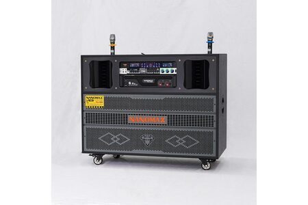Loa Kéo Điện Nanomax Pro-929 Bass Đôi 40cm 3600w