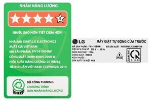 Máy giặt LG AI DD Inverter 10 kg FV1410S4M1
