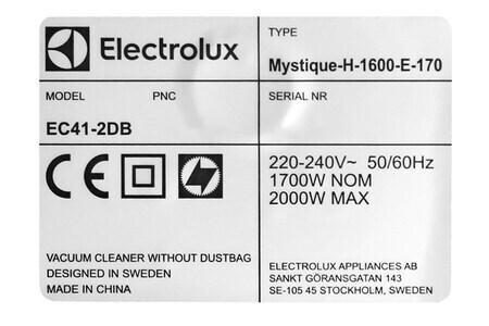 Máy hút bụi dạng hộp Electrolux EC41-2DB