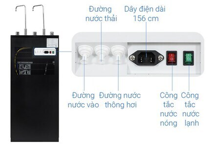 Máy lọc nước RO nóng nguội lạnh Hydrogen Kangaroo KG10A12 10 lõi