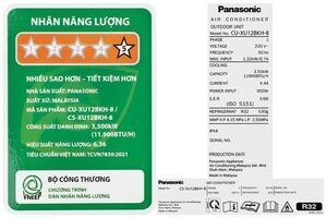Máy lạnh Panasonic Inverter 1.5 HP CU/CS-XU12BKH-8
