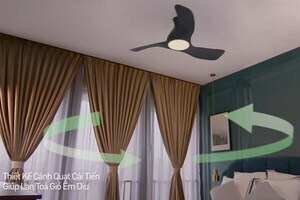 Quạt trần Panasonic 3 cánh F-48DGL 31W