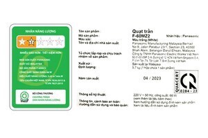 Quạt trần Panasonic 3 cánh F-60MZ2 66W - Màu Trắng