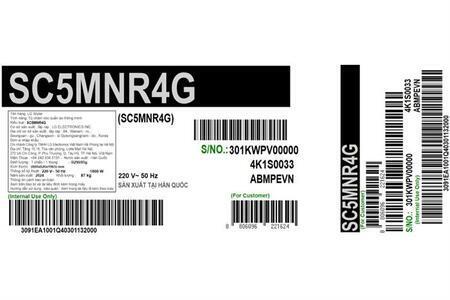 Tủ chăm sóc quần áo thông minh LG Styler Inverter 5 móc SC5MNR4G