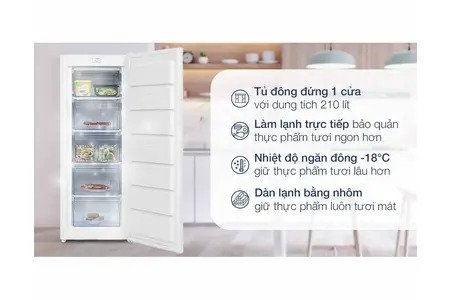 Tủ đông Alaska 214 lít IF-215