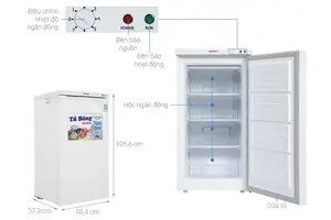 Tủ đông đứng Sanaky 118 lít VH-160VD