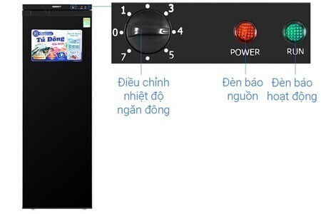 Tủ đông đứng Sanaky Inverter 213 lít VH-230VD3