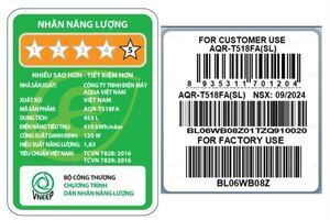 Tủ lạnh Aqua Inverter 455 lít AQR-T518FA(SL)