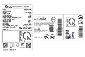 Tủ lạnh LG Inverter 332 lít LBD33BLM