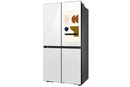 Tủ Lạnh Samsung Inverter 636 Lít Bespoke RF65DB990012SV Trắng Thạch Anh