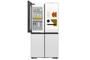 Tủ Lạnh Samsung Inverter 636 Lít Bespoke RF65DB990012SV Trắng Thạch Anh