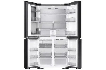 Tủ Lạnh Samsung Inverter 636 Lít Bespoke RF65DB990012SV Trắng Thạch Anh