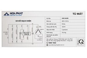 Tủ mát Hoà Phát 280 lít HSR D6280