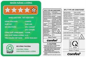 Máy lạnh Comfee Inverter 1.5 HP CFS-13VGDF